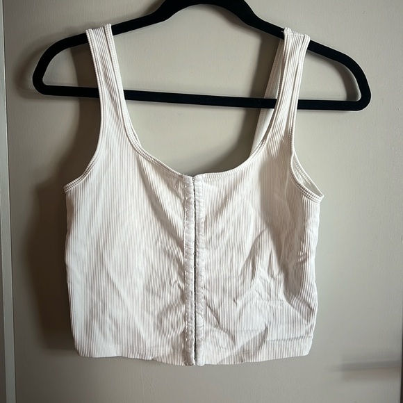 ABERCROMBIE & FITCH white tank top - Picture 1 of 2